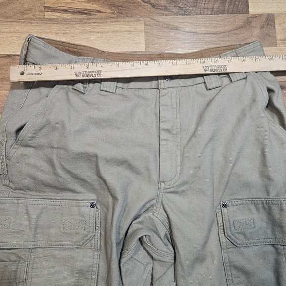 Duluth Trading Co Fire Hose Cargo Work Pants 36x36 Relaxed Fit Heavy Duty Canvas - Picture 10 of 11